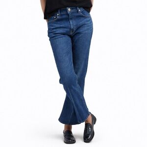 Tu es mon TRESOR Amethyst 27x30 flare jeans 0114 mid rise slim fit leg blue